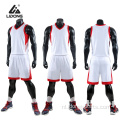 Mode aangepaste basketballersballen Basketbaluniform
